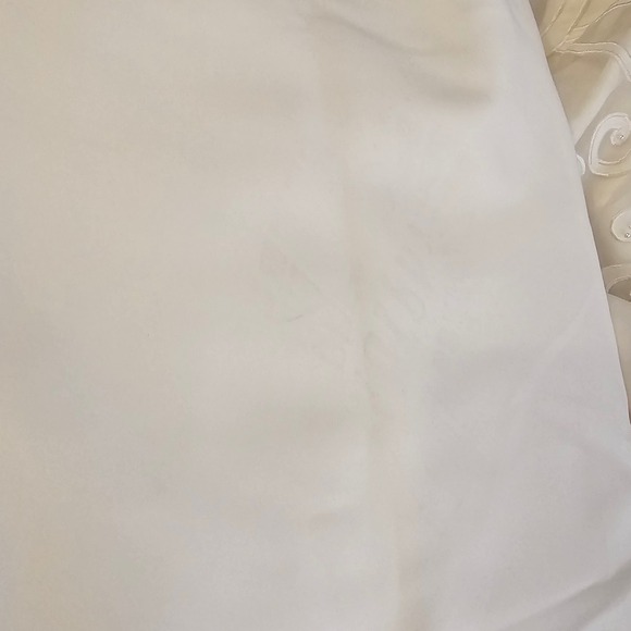 DANTE Wedding Dress Ivory Lace Overlay Tulle Train Bridal Gown Size 10 - Picture 7 of 9